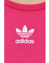 adidas Originals Рокля Adicolor HG6166 в розово къс модел с кройка по тялото - Pepit.bg