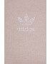 adidas Originals Суичър HF6766 дамски в прозрачен цвят с изчистен дизайн - Pepit.bg