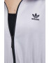 adidas Originals Суичър Adicolor HF7532 дамски в сребристо с изчистен дизайн - Pepit.bg