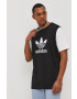 adidas Originals Тениска в черно с принт - Pepit.bg