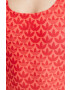 adidas Originals Цял бански Monogram 3-Stripes в червено с мека чашка - Pepit.bg