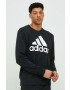 adidas Памучен суичър в черно с принт - Pepit.bg
