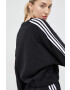adidas Памучен суичър в черно с апликация - Pepit.bg