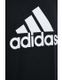 adidas Памучна блуза с дълги ръкави в черно с принт - Pepit.bg