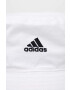 adidas Памучна капела в бяло от памук - Pepit.bg