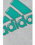 adidas Памучна тениска в сиво с принт - Pepit.bg