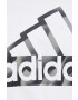 adidas Памучна тениска в бяло с принт - Pepit.bg