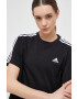 adidas Памучна тениска в черно - Pepit.bg