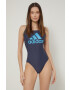 adidas Performance Бански костюм Big Logo HA0122 в тъмносиньо с мека чашка - Pepit.bg