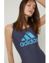 adidas Performance Бански костюм Big Logo HA0122 в тъмносиньо с мека чашка - Pepit.bg