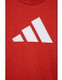 adidas Performance Детска памучна тениска HG8863 в червено меланж на - Pepit.bg