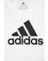 adidas Performance Детска памучна тениска GU2760 в бяло - Pepit.bg