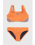 adidas Performance Детски бански от две части 3S BIKINI в оранжево - Pepit.bg
