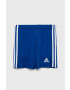 adidas Performance Детски къси панталони SQUAD 21 в синьо с регулируема талия - Pepit.bg