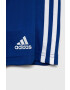 adidas Performance Детски къси панталони SQUAD 21 в синьо с регулируема талия - Pepit.bg