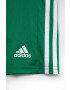 adidas Performance Детски къси панталони SQUAD 21 в зелено с регулируема талия - Pepit.bg