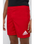 adidas Performance Къси панталони DY8499 мъжко в червено - Pepit.bg