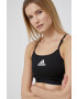 adidas Performance Спортен сутиен в розово с десен - Pepit.bg