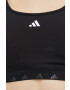 adidas Performance Спортен сутиен Aeroreact Techfit в черно - Pepit.bg