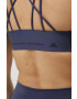 adidas Performance Спортен сутиен Coreflow HF2255 в лилаво с изчистен дизайн - Pepit.bg