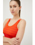 adidas Performance Спортен сутиен Marimekko в оранжево с десен - Pepit.bg