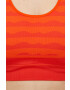 adidas Performance Спортен сутиен Marimekko в оранжево с десен - Pepit.bg