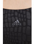 adidas Performance Спортен сутиен Powerimpact в черно с десен - Pepit.bg