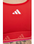 adidas Performance Спортен сутиен Powerreact в червено с десен - Pepit.bg