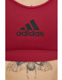 adidas Performance Спортен сутиен Powerreact в бордо с изчистен дизайн - Pepit.bg
