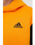 adidas Performance Суичър HE9819 в оранжево с принт - Pepit.bg