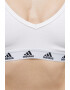 adidas Performance Сутиен HG3783 в бяло с изчистен дизайн - Pepit.bg