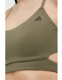 adidas Performance Сутиен за йога в зелено с изчистен дизайн - Pepit.bg