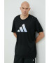 adidas Performance Тениска за бягане Run Icons В черно с принт - Pepit.bg
