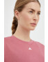 adidas Performance Тениска за йога Studio в розово - Pepit.bg