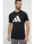 adidas Performance Тениска за трениране в черно с принт - Pepit.bg
