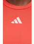 adidas Performance Тениска за трениране Workout Base в червено с принт - Pepit.bg