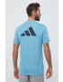 adidas Performance Тениска за трениране Workout Base Logo в синьо с принт - Pepit.bg