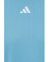 adidas Performance Тениска за трениране Workout Base Logo в синьо с принт - Pepit.bg