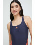 adidas Performance Цял бански 3-Stripes в синьо с мека чашка - Pepit.bg