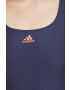 adidas Performance Цял бански 3-Stripes в синьо с мека чашка - Pepit.bg