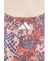 adidas Performance Цял бански 3-Stripes Graphic в червено с мека чашка - Pepit.bg