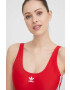 adidas Performance Цял бански Adicolor 3-Stripes в червено с меки чашки - Pepit.bg