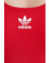 adidas Performance Цял бански Adicolor 3-Stripes в червено с меки чашки - Pepit.bg