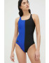 adidas Performance Цял бански Bars Colourblock в синьо с мека чашка - Pepit.bg