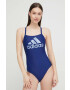 adidas Performance Цял бански Big Logo в синьо с мека чашка - Pepit.bg