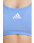 adidas Performance Цял бански Colorblock в синьо с леко подплатена чашка - Pepit.bg