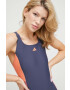adidas Performance Цял бански Colorblock в синьо с мека чашка - Pepit.bg