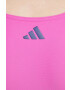 adidas Performance Цял бански Colorblock в розово с мека чашка - Pepit.bg