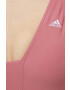 adidas Performance Цял бански Iconisea в розово с леко подплатена чашка - Pepit.bg