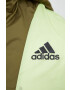 adidas Performance Яке Back To Sport в зелено с преходна изолация - Pepit.bg